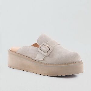 Seychelles Come Together Women's Beige Platform Mules